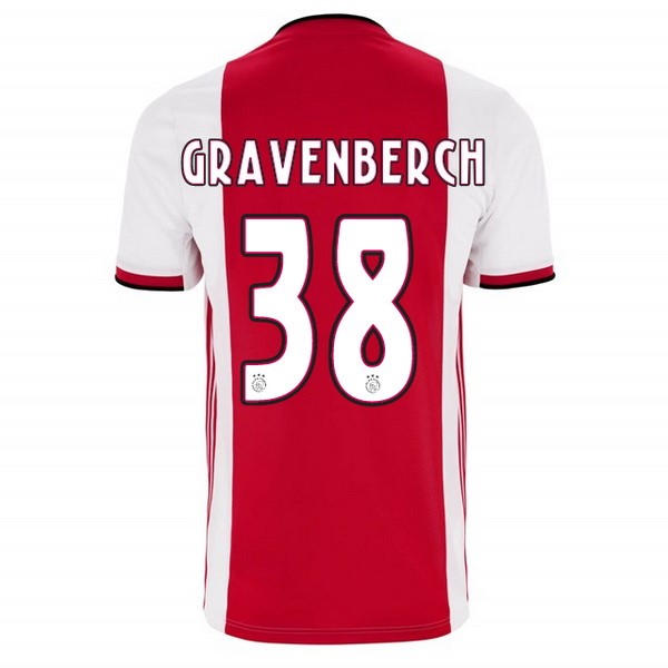 Camiseta Ajax Primera equipación Gravenberch 2019-2020 Rojo